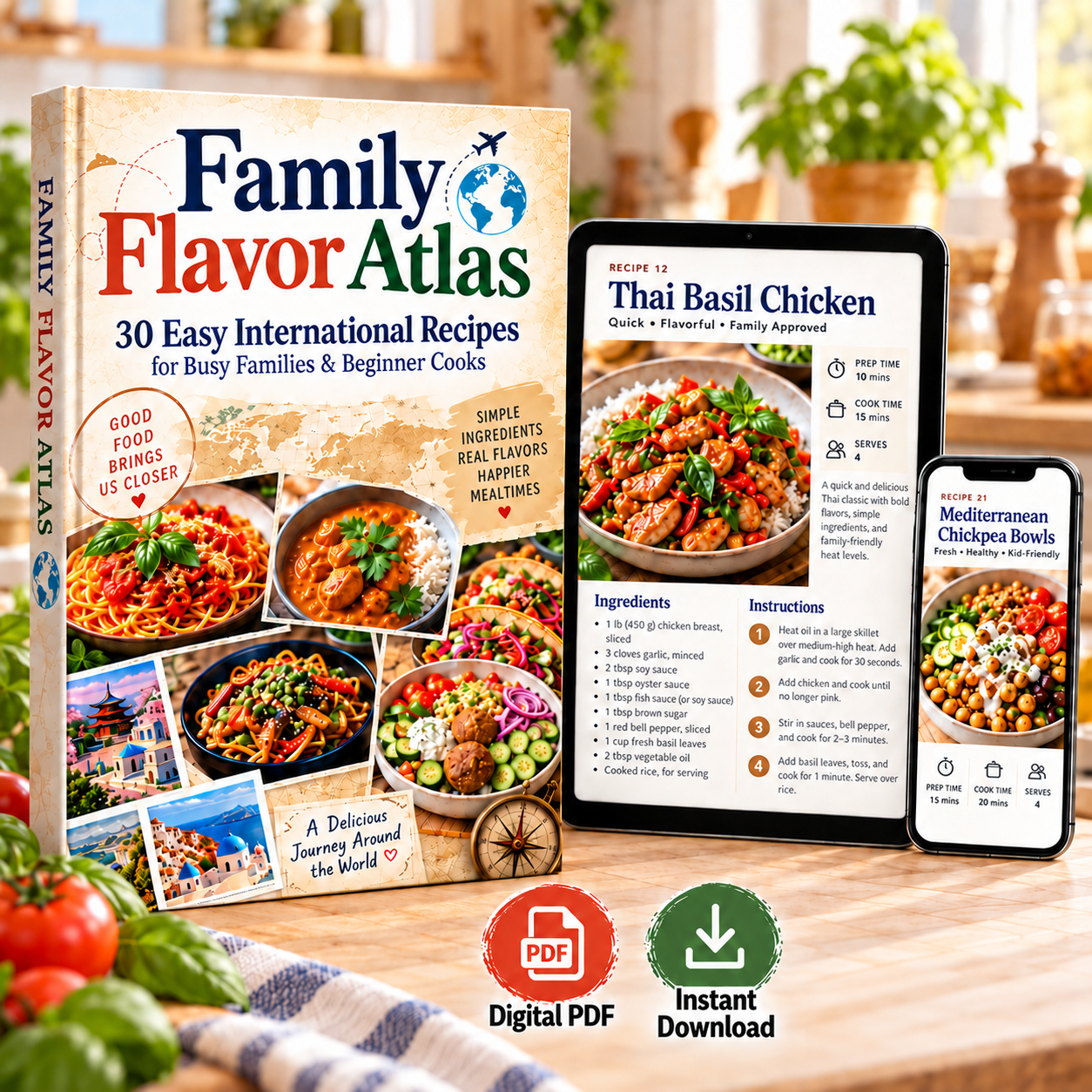 Family Flavor Atlas cookbook