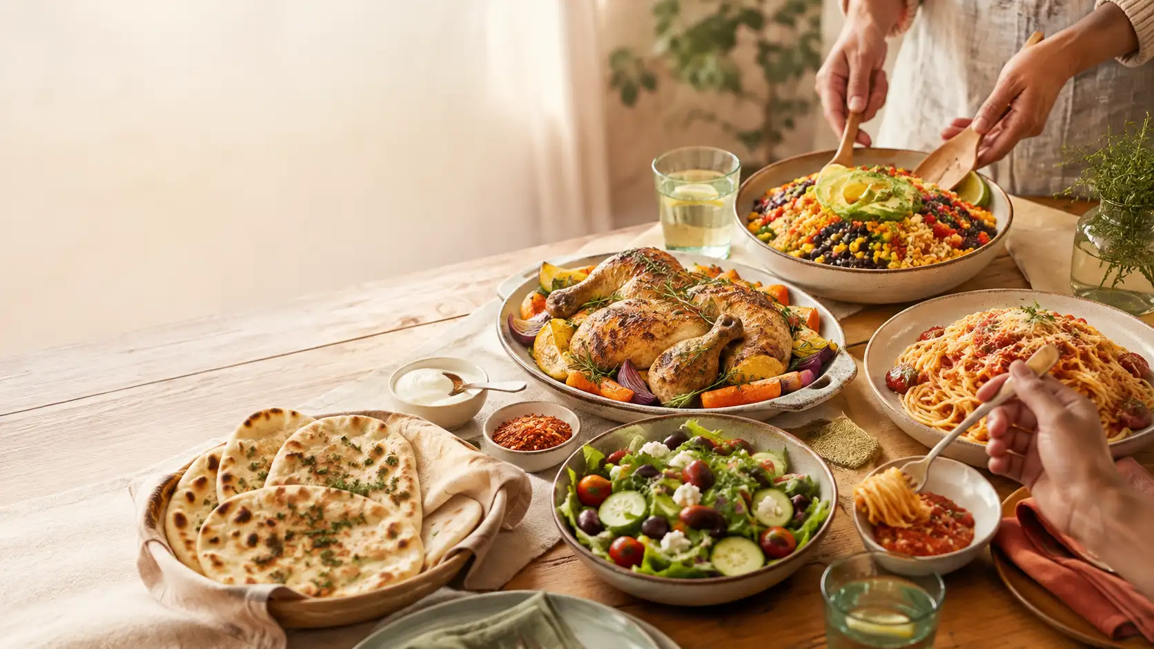 Easy international family recipes from around the world
