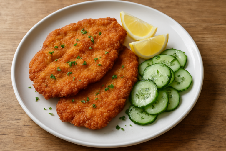 Easy Austrian Schnitzel Recipe with Lemon and Parsley