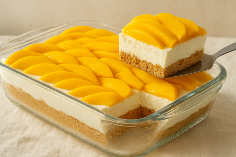 easy filipino mango float recipe: A No-Bake Family Dessert
