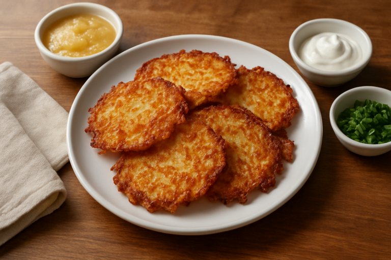 easy german potato pancakes recipe: Simple Kartoffelpuffer for Family Breakfast