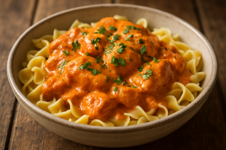 Hungarian Chicken Paprikash with Bone-In Chicken Thighs