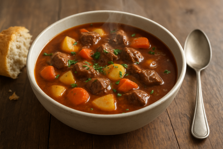 Easy Hungarian Goulash Soup Recipe for Beginner Cooks