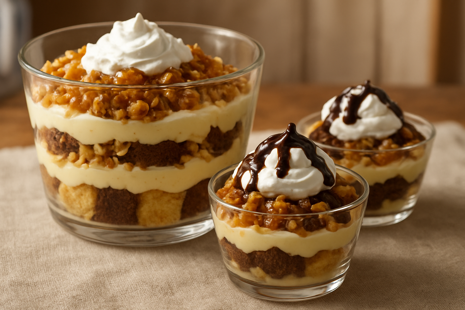 Somloi Galuska recipe, easy Hungarian trifle dessert