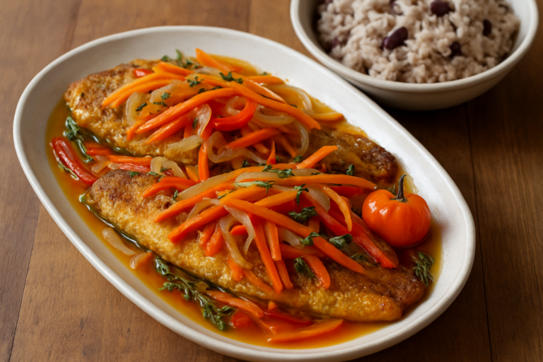 Simple easy jamaican escovitch fish recipe for Easy Dinner