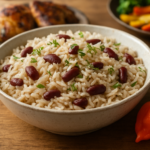 Easy Jamaican Rice and Peas Recipe with Coconut Milk for Family Dinner