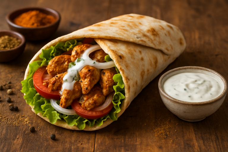 Simple Lebanese Chicken Shawarma Wraps for Beginners: Easy Lebanese Chicken Shawarma Wrap Recipe