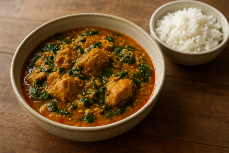 Simple Nigerian Egusi Soup with Spinach: easy nigerian egusi soup recipe for Beginners