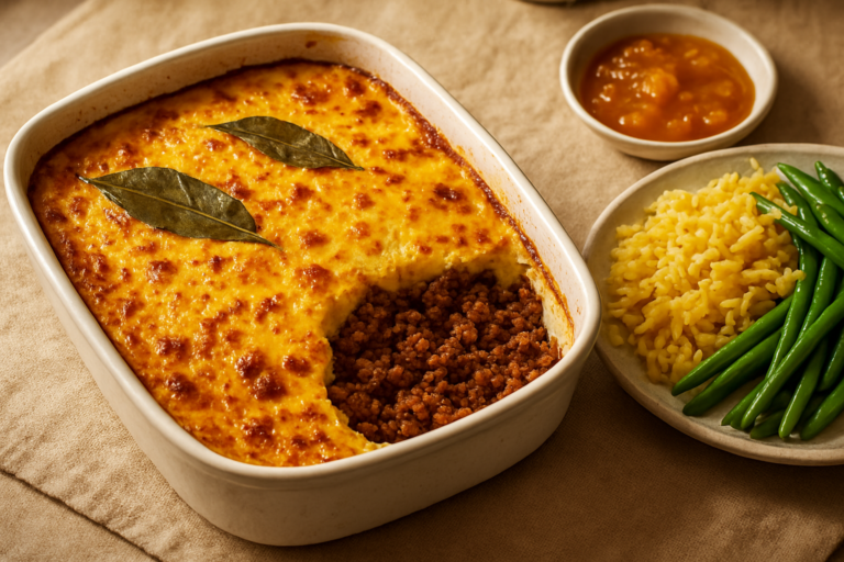Easy South African Bobotie Recipe: Simple Ground Beef Family Dinner
