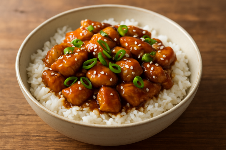 Easy Japanese Teriyaki Chicken Bowls with Rice