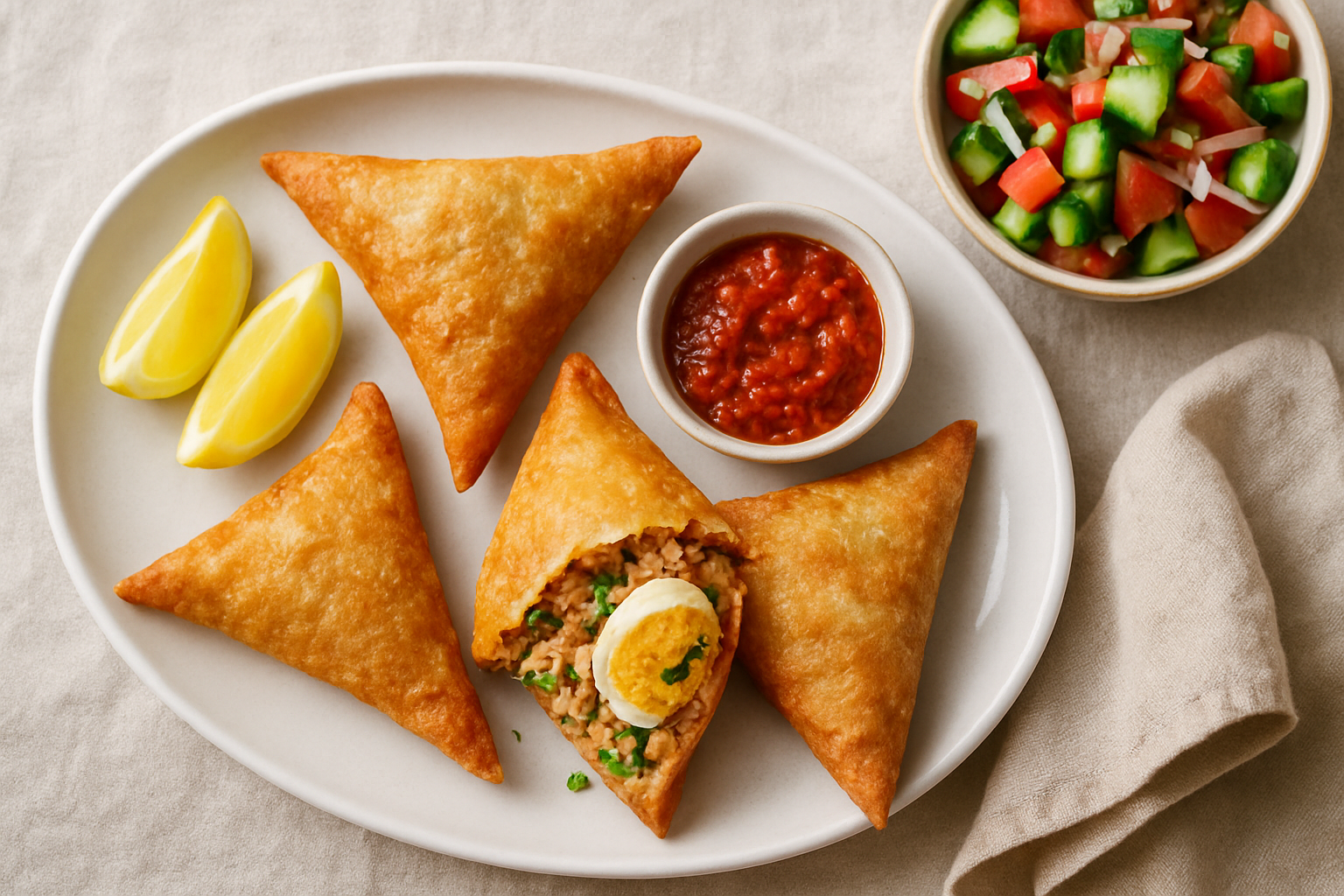 Easy Tunisian Brik Recipe with Egg and Tuna for Family Lunch