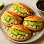 easy venezuelan arepas recipe: Cheese and Avocado Arepas
