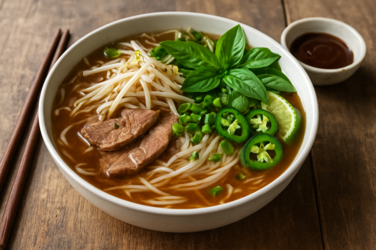 Easy Vietnamese Pho with Beef Broth for Busy Families