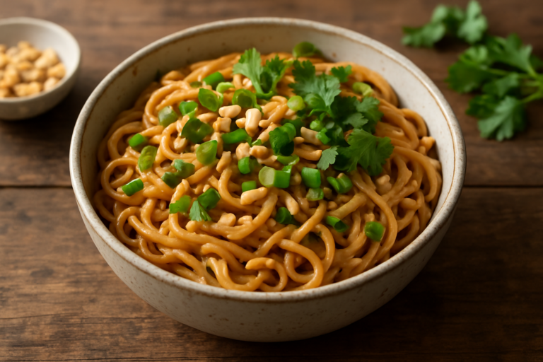 Quick Thai Peanut Noodles for Beginners: An Easy Thai Peanut Noodles Recipe
