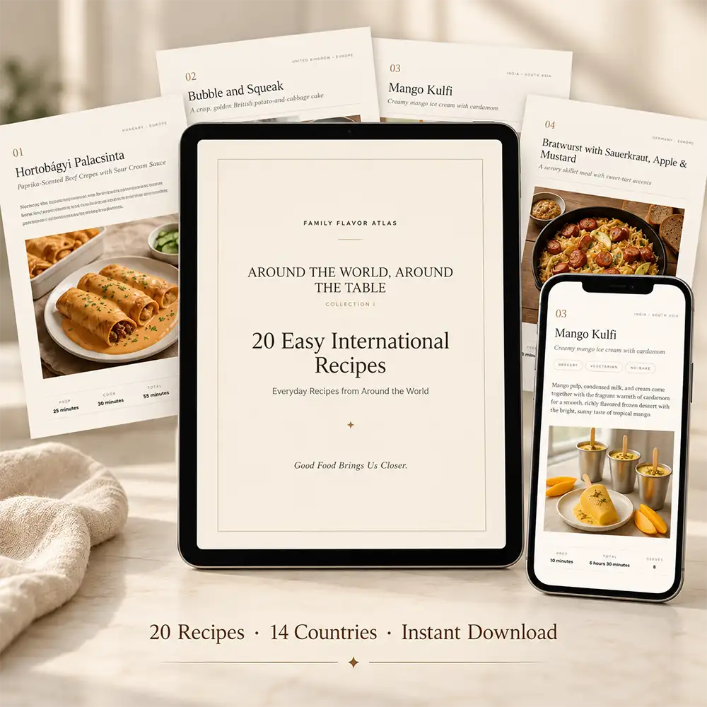 Around the World, Around the Table — Collection I | 20 Easy International Recipes