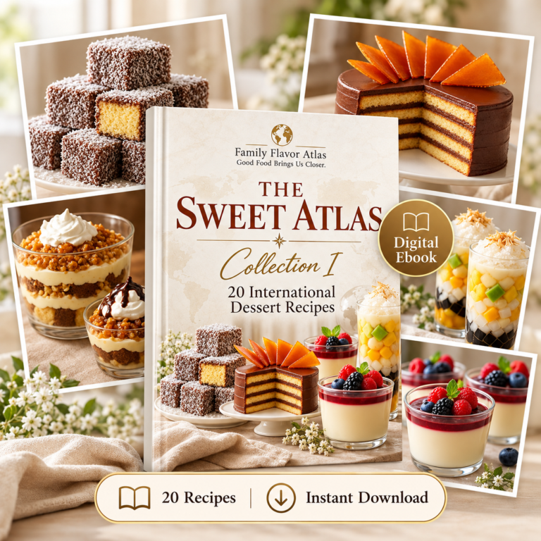 The Sweet Atlas: 20 International Dessert Recipes – Collection I