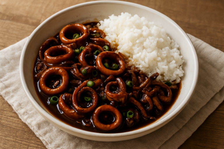 Quick easy filipino adobong pusit recipe: Easy Squid Adobo for Dinner