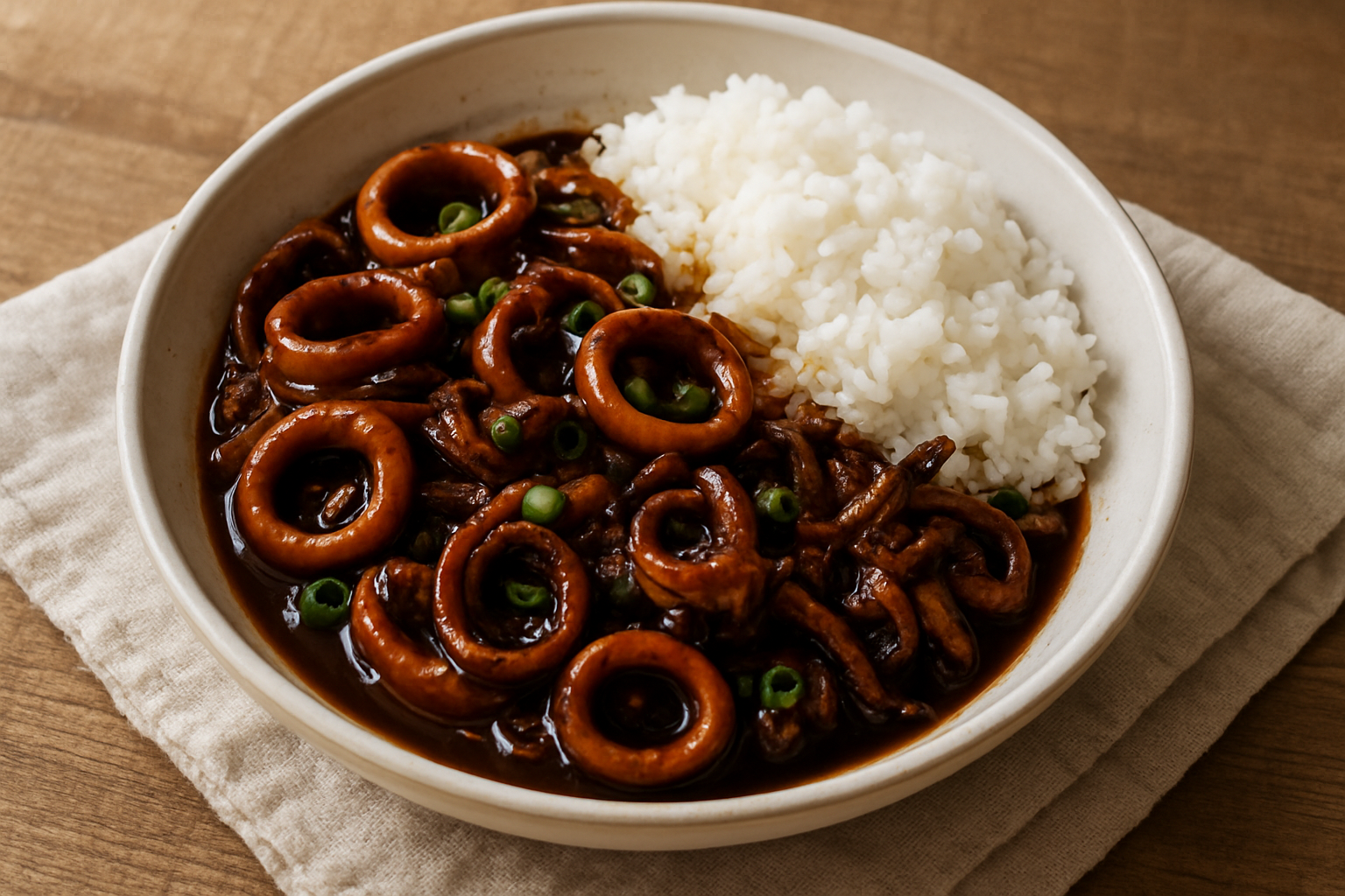 Quick easy filipino adobong pusit recipe: Easy Squid Adobo for Dinner
