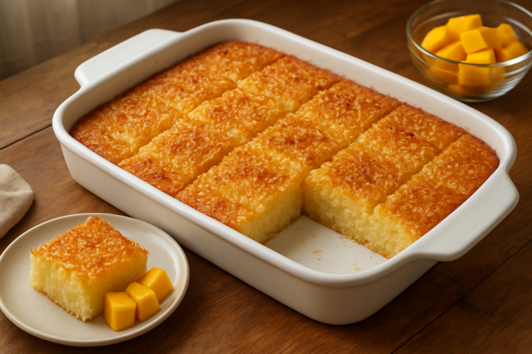 Easy Filipino Cassava Cake Recipe for Busy Families
