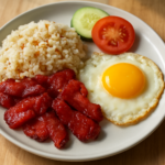 Easy Filipino Tocino Breakfast Recipe with Garlic Rice and Egg