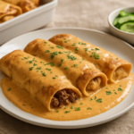 Easy Hungarian Hortobágyi Palacsinta | easy hungarian hortobagyi palacsinta recipe