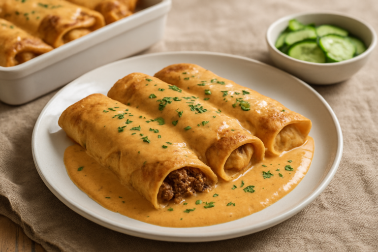 Easy Hungarian Hortobágyi Palacsinta | easy hungarian hortobagyi palacsinta recipe