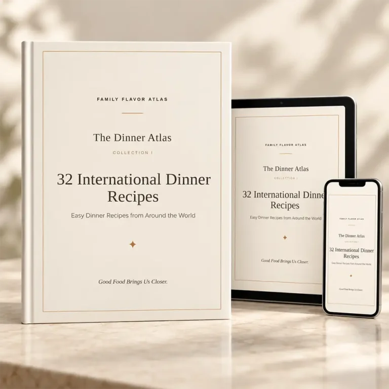International Dinner Recipes eBook – The Dinner Atlas: 32 Recipes